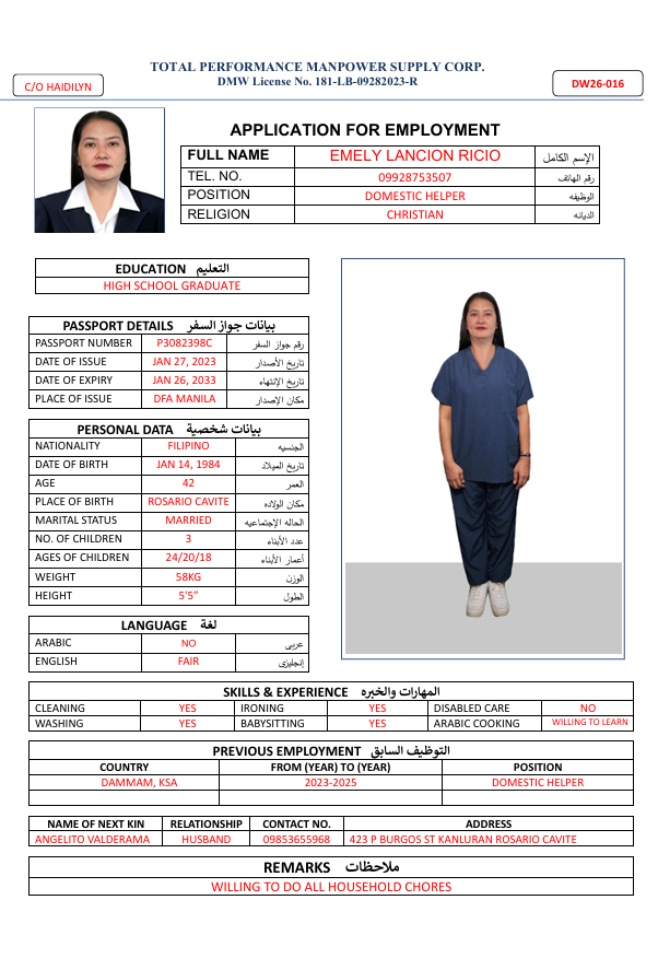 CV